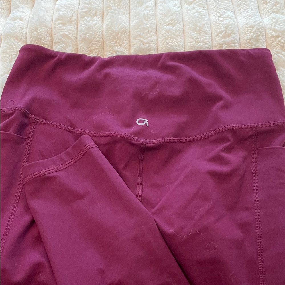 GAP Deep Burgundy Leggings